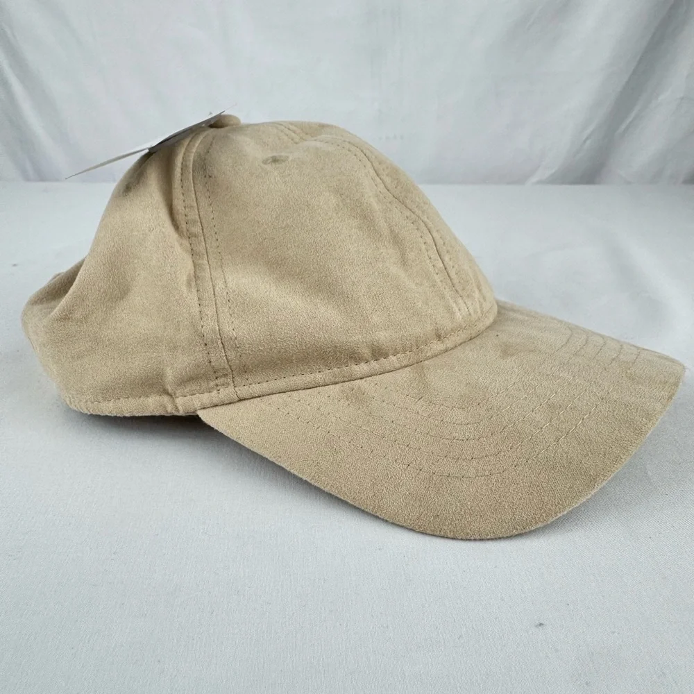 NWT Time and Tru Suede Tan Adjustable Baseball Cap